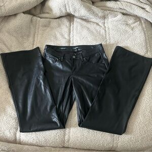 leather flares